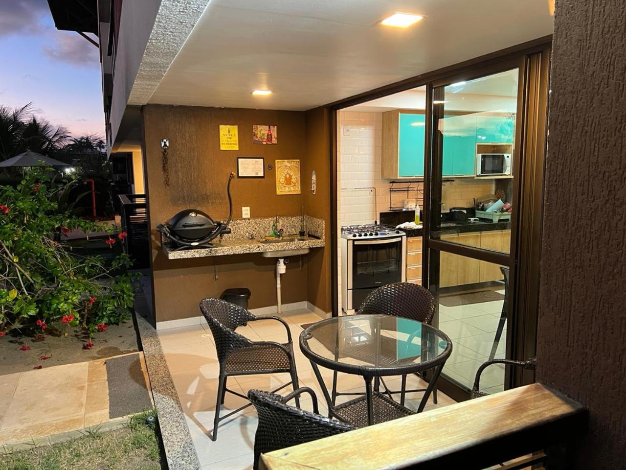 Luxuoso Flat 3 Quartos, Terreo, No Cupe Beach Living - Beira Mar De Pôrto das Galinhas Εξωτερικό φωτογραφία