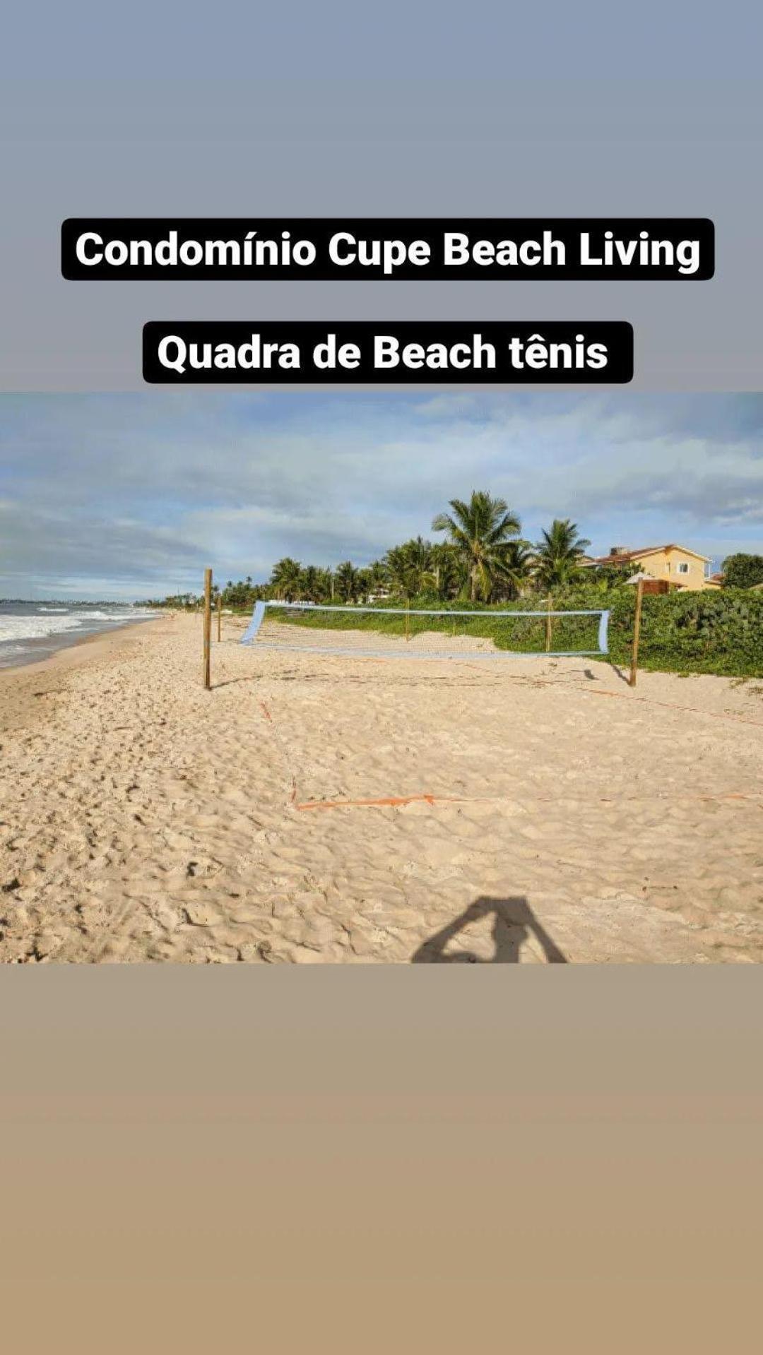 Luxuoso Flat 3 Quartos, Terreo, No Cupe Beach Living - Beira Mar De Pôrto das Galinhas Εξωτερικό φωτογραφία