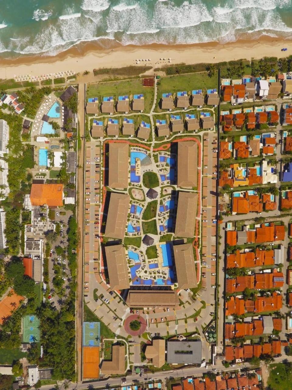 Luxuoso Flat 3 Quartos, Terreo, No Cupe Beach Living - Beira Mar De Pôrto das Galinhas Εξωτερικό φωτογραφία