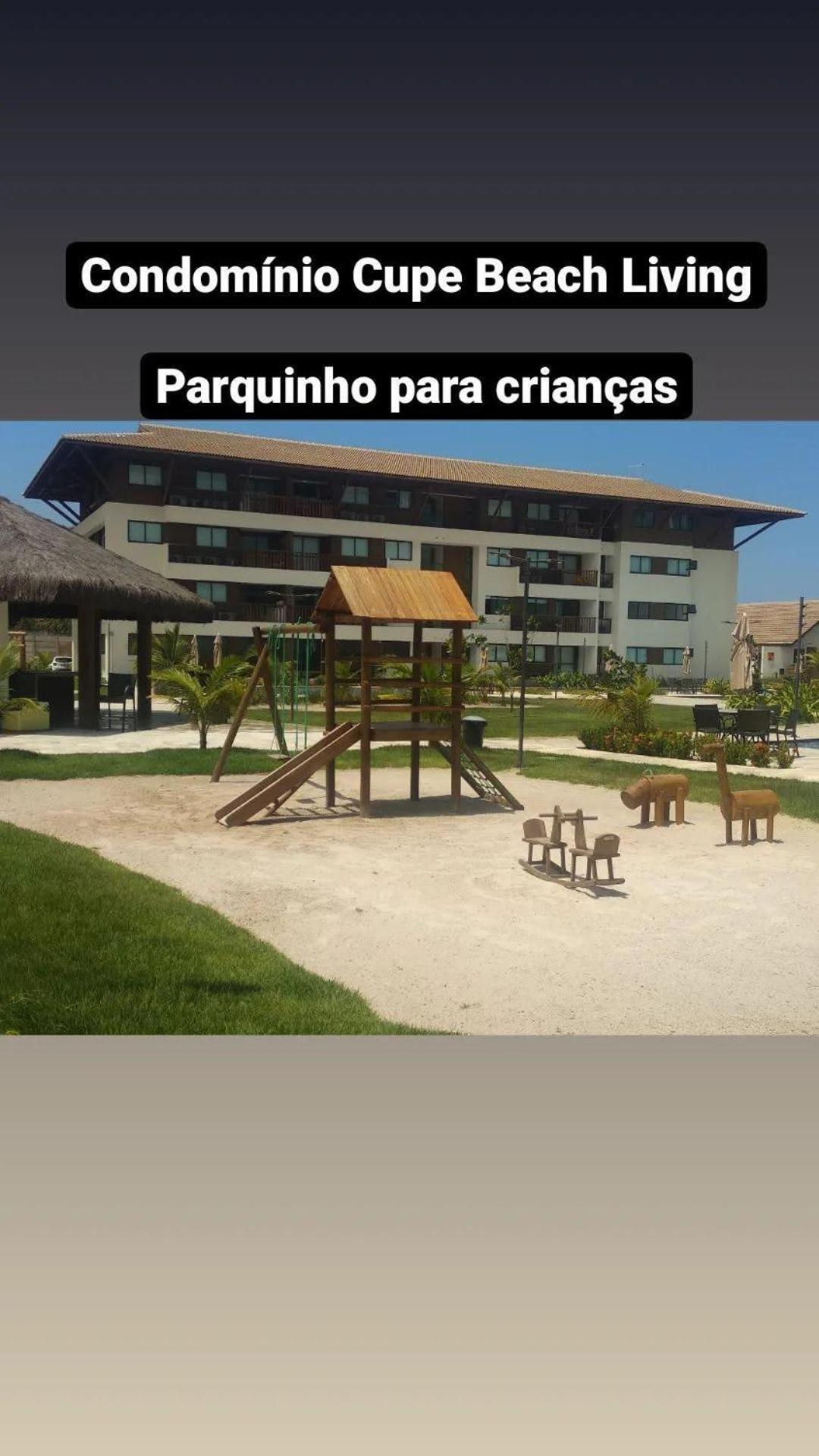 Luxuoso Flat 3 Quartos, Terreo, No Cupe Beach Living - Beira Mar De Pôrto das Galinhas Εξωτερικό φωτογραφία