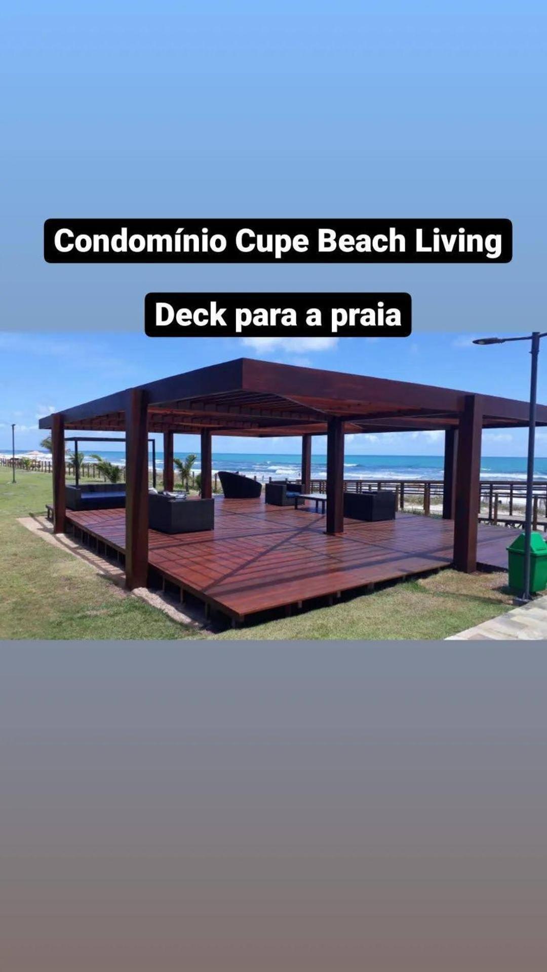 Luxuoso Flat 3 Quartos, Terreo, No Cupe Beach Living - Beira Mar De Pôrto das Galinhas Εξωτερικό φωτογραφία