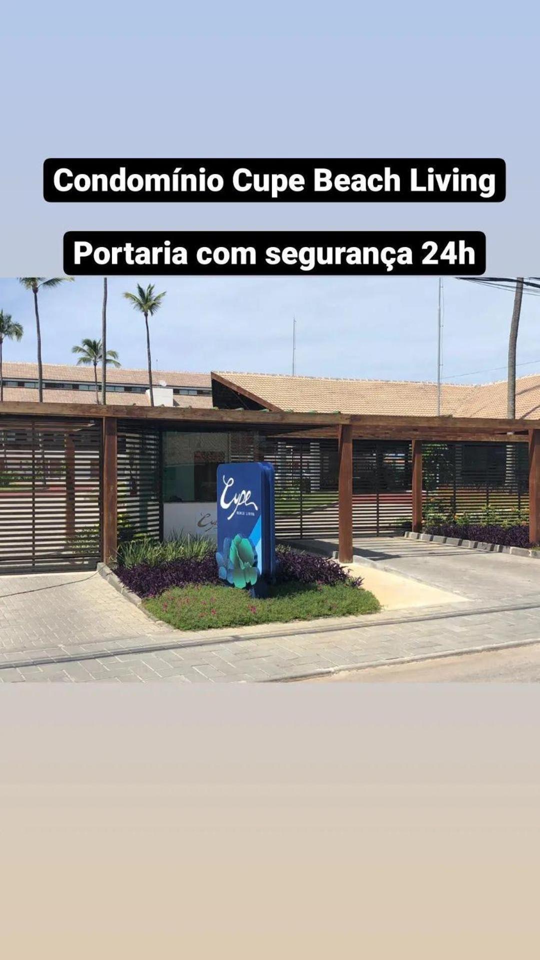 Luxuoso Flat 3 Quartos, Terreo, No Cupe Beach Living - Beira Mar De Pôrto das Galinhas Εξωτερικό φωτογραφία